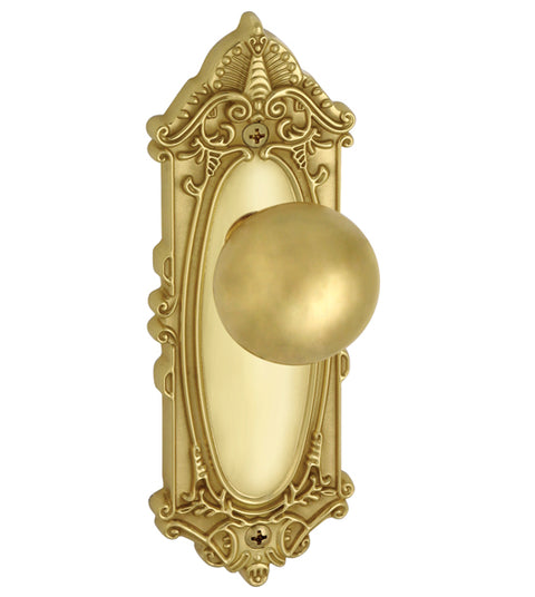 Fifth Avenue Knob With Grande Victorian Plate, Grandeur GVCFAV