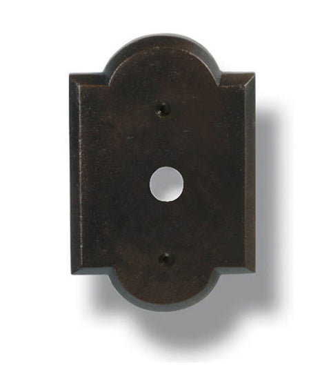 Doorware.com Arched Edge Bronze Doorbell Plate, Hamilton DBP-104-BP