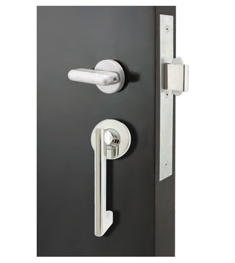 ADA Compliant Twilight Sliding Door Privacy Set, INOX PD9540XGT244