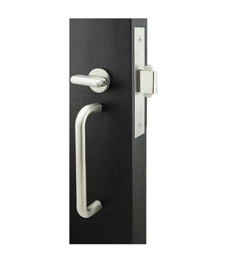 U Pull ADA Compliant Sliding Door Privacy Set, INOX PHIX31108PD8340-ADA