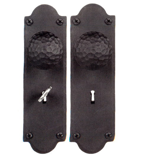 Doorware.com Arched Skeleton Mortise Key Lockset With Ball Knob, Acorn IWXBI
