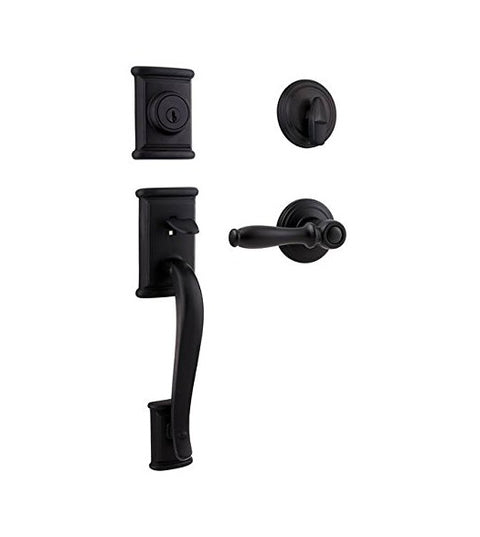 Doorware.com Ashfield Single Cylinder Handleset, Kwikset 800ADH
