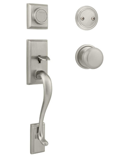 Hawthorne Dummy Cylinder Handleset, Kwikset 802HE