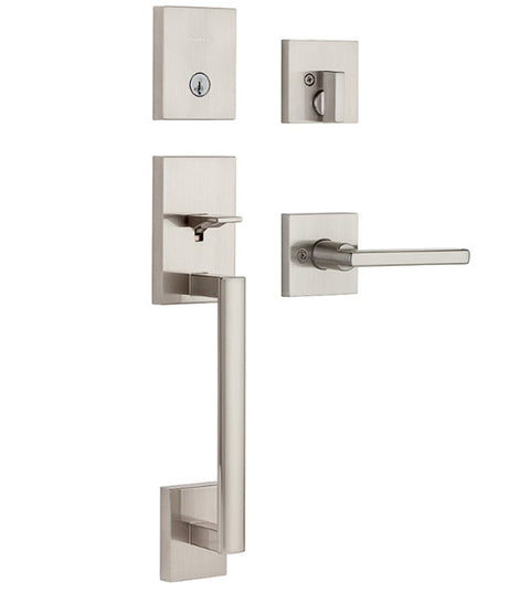 San Clemente Single Cylinder Handleset, Kwikset 818SCE