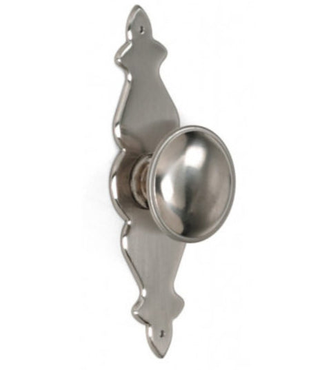 Traditional Cabinet Knob with Backplate, Laurey 221-222