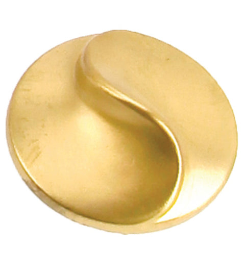 1-3/8 Inch Highline Satin Brass Knob, Laurey 38204