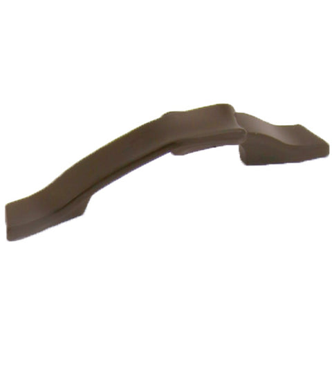 Oil Rubbed Bronze Ribbon Cabinet Pull, Laurey 38566