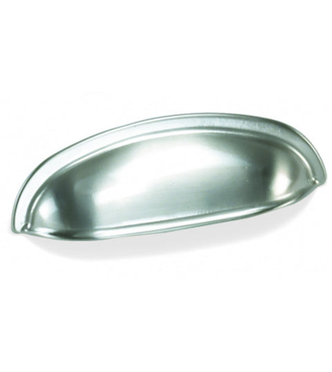 Satin Nickel Nantucket Cup Pull, Laurey 52039