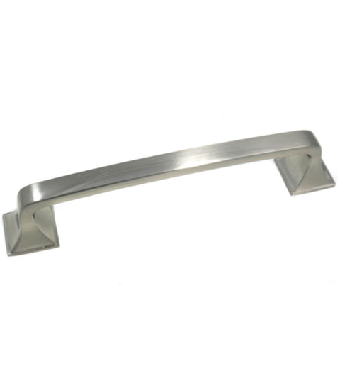 Large Satin Nickel Newport Cabinet Pull, Laurey 57228