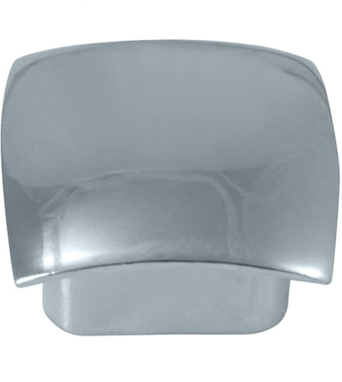 Polished Chrome Square Cabinet Knob, Laurey 74526