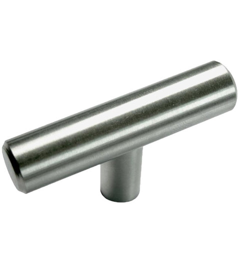 Satin Stainless Steel Melrose T-Knob, Laurey 89013