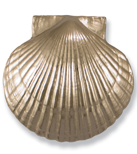Doorware.com Nickel Silver Sea Scallop Door Knocker, Michael Healy MH1073