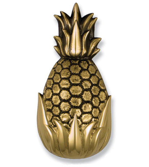 Large Brass Palm Springs Pineapple Door Knocker, Michael Healy MH1501