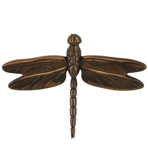 4-1/2 Inch Oiled Bronze Dragonfly Door Knocker, Michael Healy MHS23