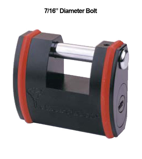 Doorware.com Mul-T-Lock Heavy Duty Padlock With 7/16 Sliding Bolt