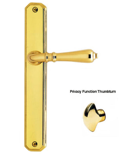 Doorware.com Narrow Plate Simple Lever Latchset, Omnia 13752