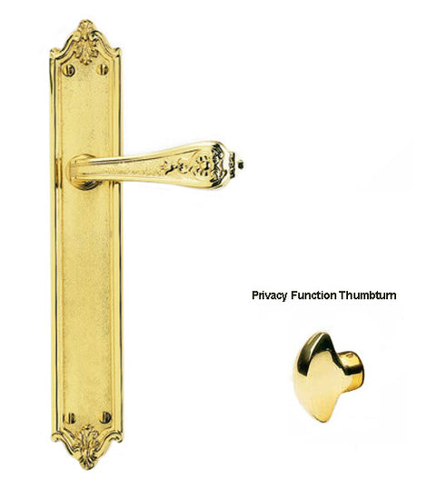 Doorware.com Ornate Narrow Plate Latchset, Omnia 21252
