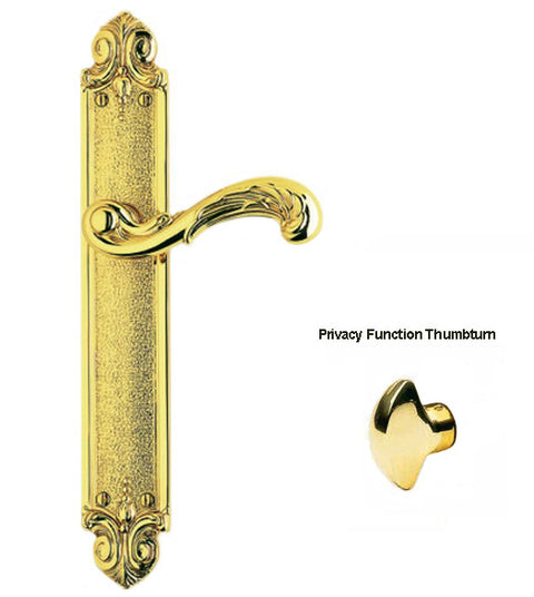 Doorware.com Interior Fancy Narrow Plate Leverset, Omnia 22251