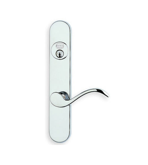 Doorware.com Classic Narrow Backset Lockset With Scroll Lever, Omnia 65858