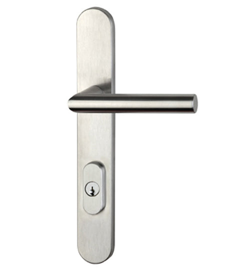 Rounded American Cylinder Patio Door Trim Set, Omnia 73000ACB