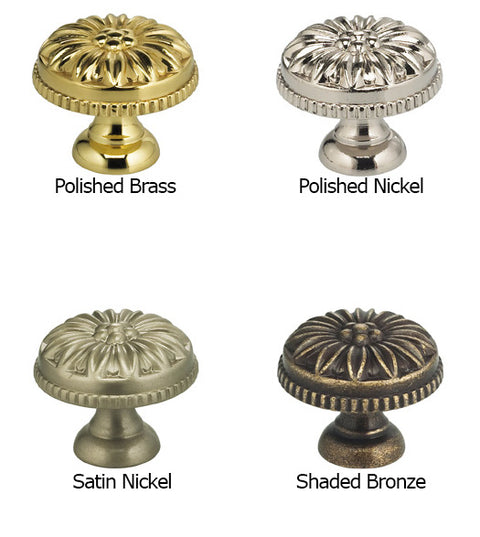 Sunflower Cabinet Knob, Omnia 9130/30