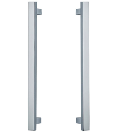 Back-to-Back Modern Rectangular Door Pull Set, Omnia BTB-9010P