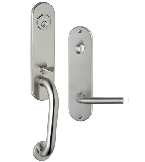 Omnia Metro Dummy Stainless Steel Handleset