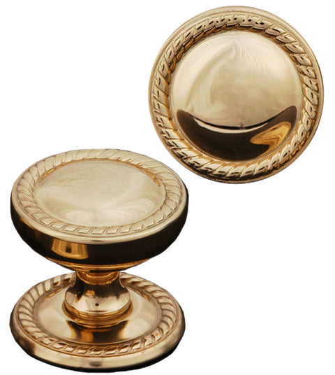 Half Round Rope Cabinet Knob, RK International CK-1217