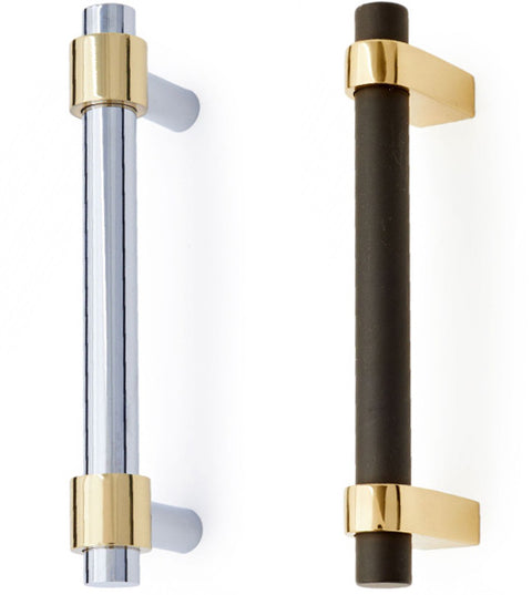 Contemporary Two Toned Cabinet Door Pull, RK International CP-54