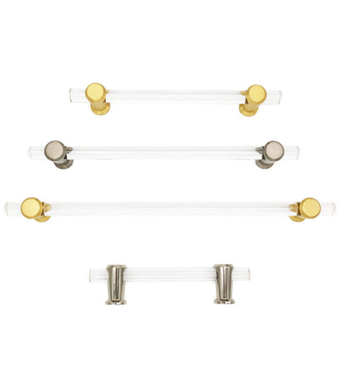 Radiance Clear Acrylic Cabinet Pull, RK International CP-470