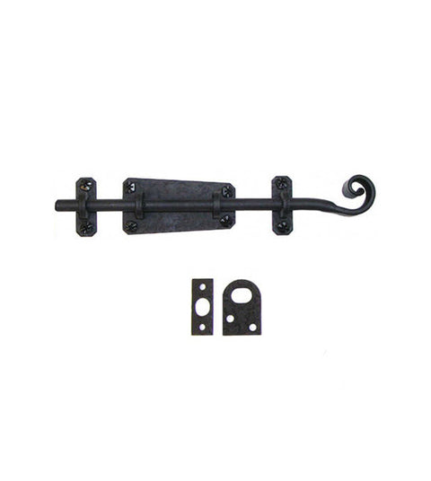 7 Inch Swirled Slide Bolt, Acorn RL5BP