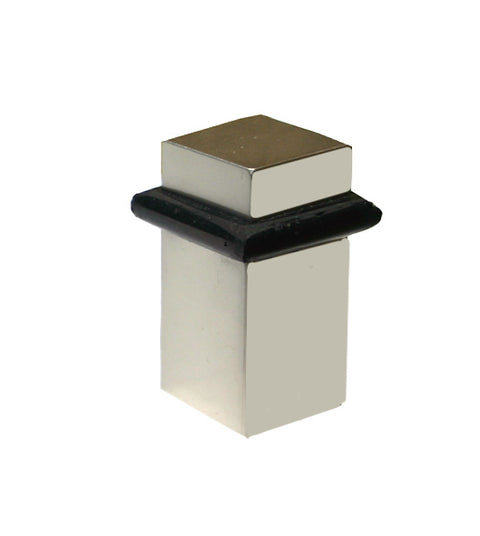 Square Modern Floor Mount Door Stop 1-5/8 Inch, Field Enterprises FEI-S-195