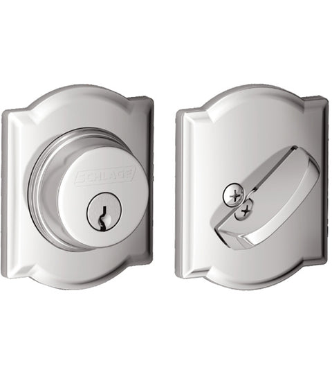 Camelot Single Cylinder Deadbolt, Schlage B60CAM