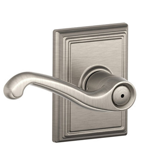 Flair Lever With Addison Rose, Schlage F-FLA-ADD