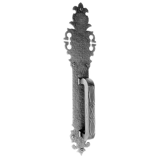 17 Inch Warwick Escutcheon Door Pull, Acorn WPABP