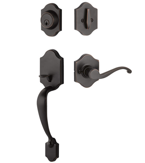 Everly Single Cylinder Handleset with Farmington Lever, Yale YEVY44-FMT