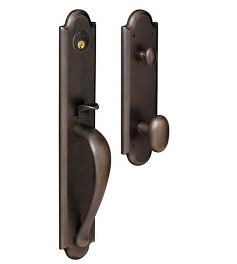 Boulder Full Escutcheon Handleset, Baldwin M514