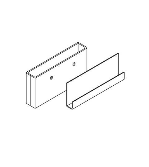 Doorware.com 6 x 3/4 Lavatory Pilaster Cover and Shoe, Bommer 1142-6