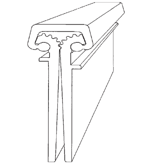Doorware.com 83 Inch Short Leaf Inset Mortise Continuous Geared Hinge, Bommer FM83SLI-HD