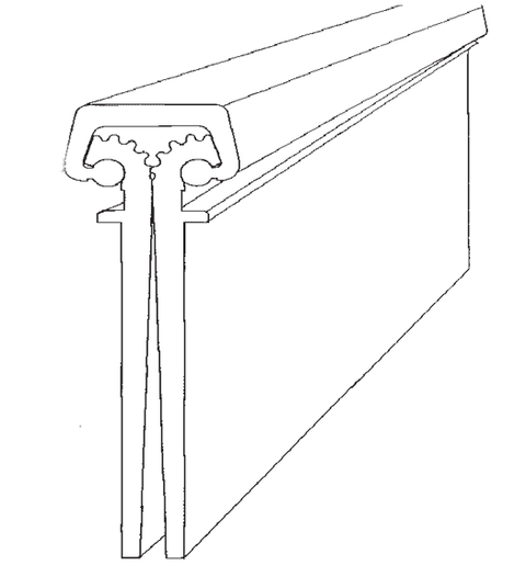 Doorware.com 95 Inch Short Leaf Flush Mortise Continuous Geared Hinge, Bommer FM95SLF-HD