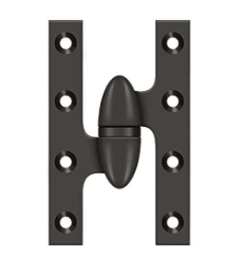 5 Inch x 3-1/4 Inch Olive Knuckle Hinge, Deltana OK5032B