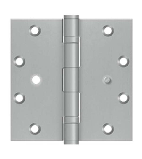 5 x 5 Ball Bearing Stainless Steel Hinge with Security Stud, Pair, Deltana SS55BB-SEC