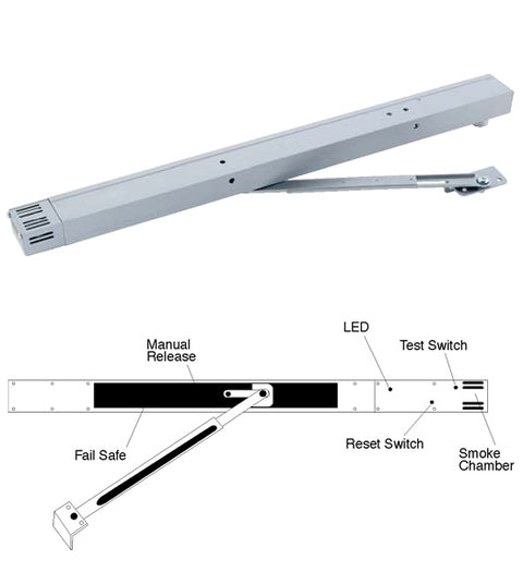 Doorware.com Glynn-Johnson 280 Series Sensaguard Holder/Release Smoke Detector