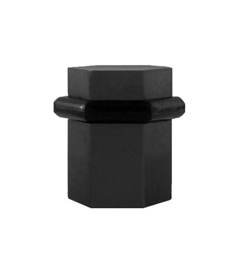 Modern 1 Inch Hexagonal Floor Mount Door Stop, FEI-H-185