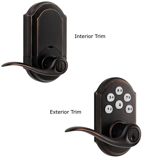 Doorware.com SmartCode Tustin Lever and Lock, Kwikset 911-TNL