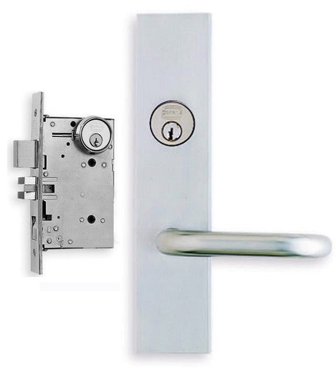 Doorware.com Safety Door Lever Mortise Lockset, Omnia 12798