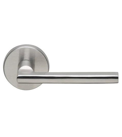 Sleek Stainless Steel Door Lever Set, Omnia #43