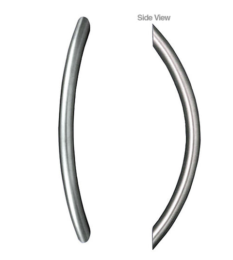 14 Inch Smooth Curve Brushed Stainless Steel Appliance Pull, Omnia AP-9450/320-US32D