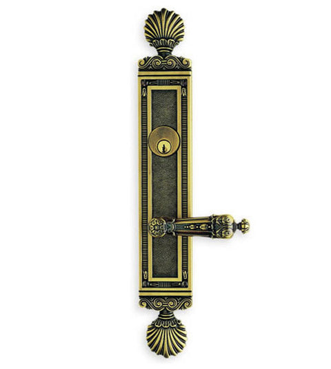 Seashell Entry Door Lockset, Omnia D55231