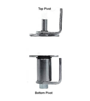 Doorware.com Surface Mount Gravity Door Pivot Hinge, PBB-B7512
